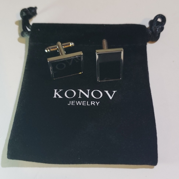 KONOV Other - KONOV	Men's Rhodium Cufflink